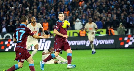 Trabzonspor ile Galatasaray 1-1 berabere kaldı