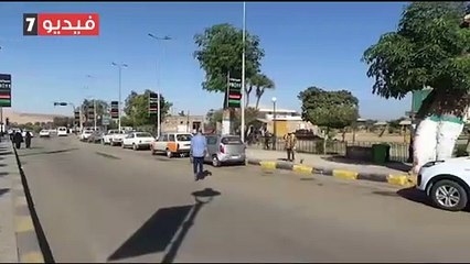 لافتات ترحيب بمحافظ أسوان الجديد تملأ ميدان المحطة بالتزامن مع وصوله