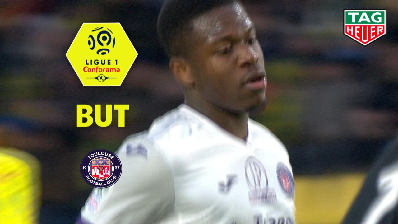 But Aaron LEYA ISEKA (90ème +7 pen) / FC Nantes - Toulouse FC - (2-1) - (FCN-TFC) / 2019-20