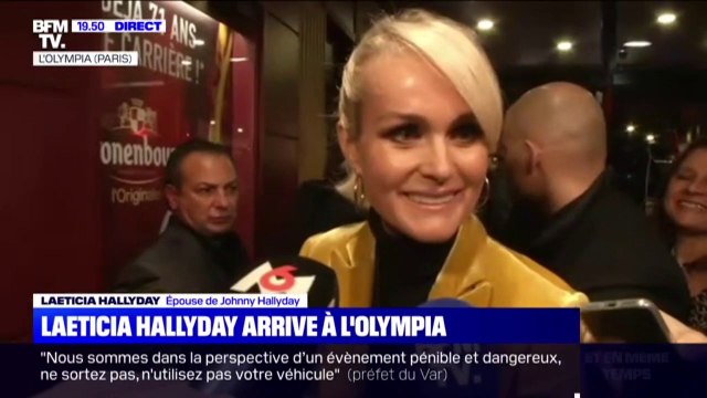 Laeticia Hallyday: Je vais découvrir le film hommage ce soir avec les fans, je n'ai pas voulu le voir avant pour être dans l'émotion avec eux