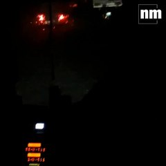 Un Blabla bus sur l'A8 pendant les intempéries