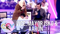 Aaron receives Christmas gifts from Vice Ganda and Mayor Isko | GGV