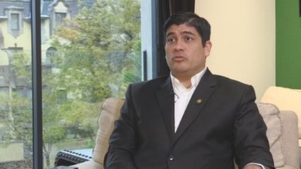 Presidente de Costa Rica entiende lucha contra cambio climático como cambio global de vida