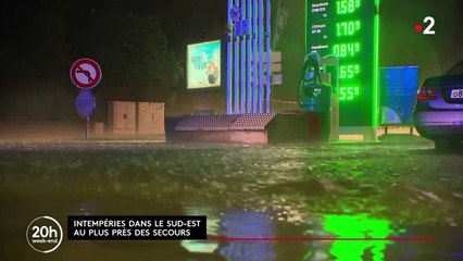 Intempéries dans le sud-est : au plus près des secours