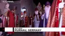 70 Pères Noël rassemblés en Allemagne