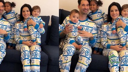 Sunny Leone shared a lovely moment with her 3 kids and hubby Daneil in same outfit