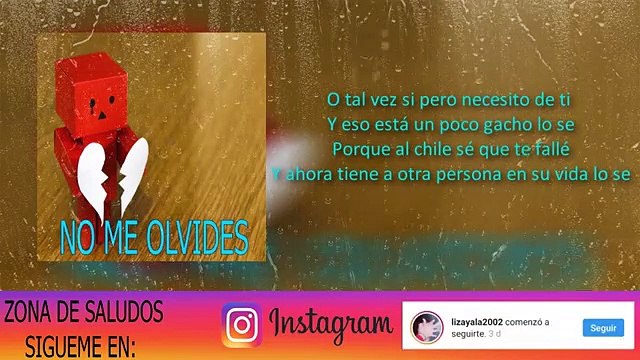 NO ME OLVIDES Rap triste Mc J Rap Ft Rodrigo Mc & Zom