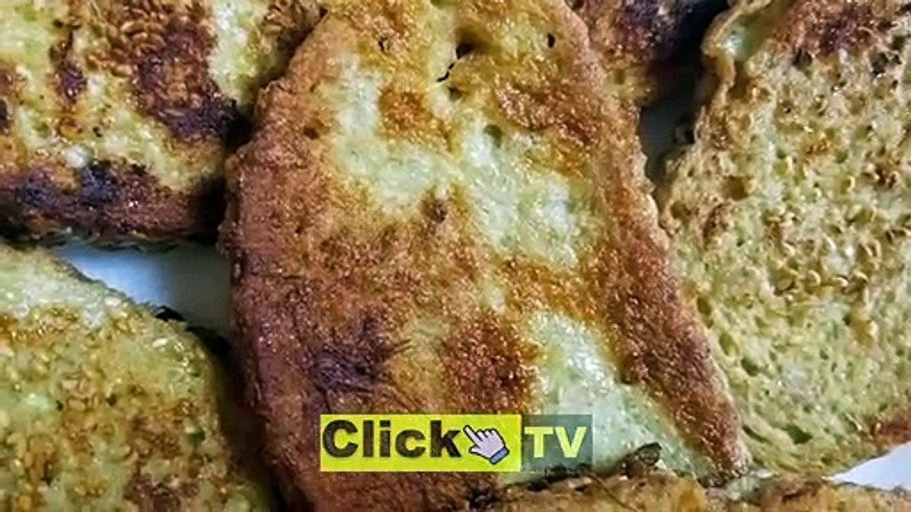 Fast Recipe to make French_Toast with sesame