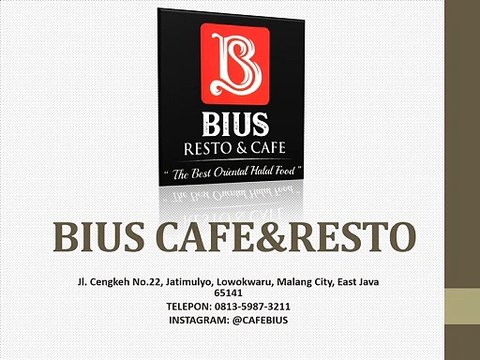 BIUS CAFE 11 Cafe BIUS jl Cengkeh No22 Kota Malang Fast Respon Bpk Viktor 081217224611 instagram cafebius