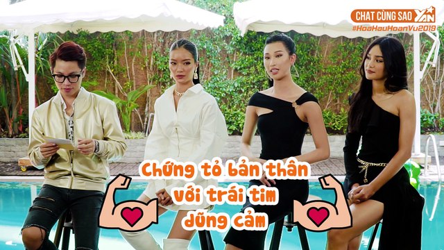 CHAT CÙNG SAO II TOP 3 THÍ SINH HOA HẬU HOÀN VŨ VIỆT NAM 2019 II YANNEWS