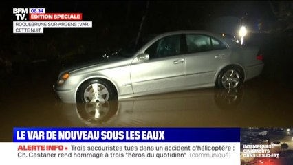 Les images du Var à nouveau sous les eaux pour la deuxième fois en une semaine