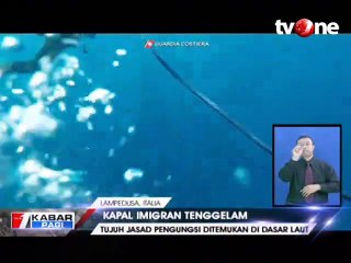 7 Jasad Penumpang Kapal Imigran Ditemukan di Dasar Laut