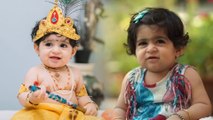 Ayra celebrates her 1st birthday with her baby brother | FILMIBEAT KANNADA