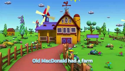 Old MacDonald Had A Farm - MooMoo & The Barn House Family #SingAlong #NurseryRhymes