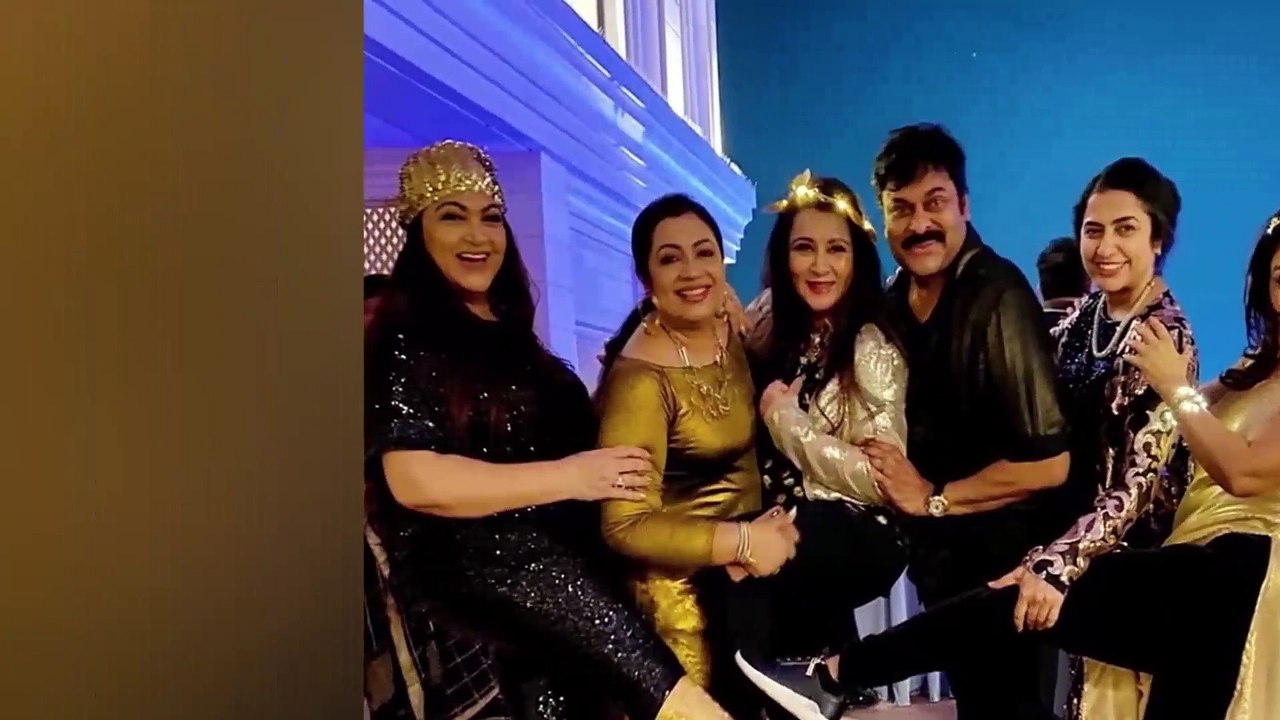 Kushboo, Chiranjivi Dance 80`s Stars Grand Reunion(Telugu)