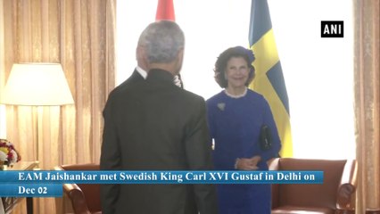 EAM Jaishankar meets Swedish royal couple in Delhi