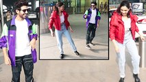Kartik Aaryan Teaching Dance To Deepika At Airport Is Super Crazy