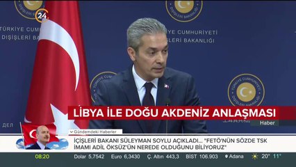 Dışişleri'nden Mısır ve Yunanistan'a "Libya Anlaşması" açıklaması
