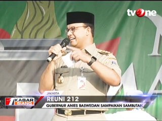 Anies Baswedan Beri Sambutan di Reuni 212