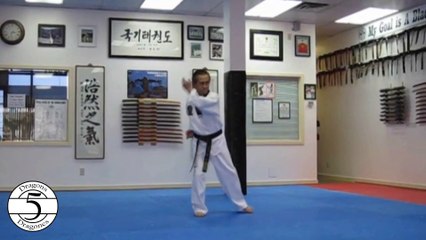 Taekwondo Poomsae Taegeuk 4 Jang
