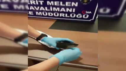 Bel kuşağında 1 kilo 336 gram afyon sakızı ele geçirildi