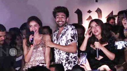 kartik Aaryana, Ananya Pandey & Bhumi Pednekar SPOTTED Promoting Movie Pati Patn i Aur Woh