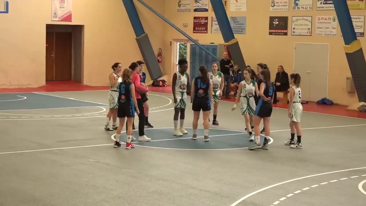 01.12.19  U18 Cadettes TURSAN BASKET CHALOSSE - BAS ARMAGNAC BASKET 1e Partie