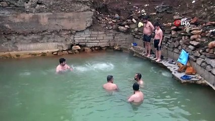 Şifa arayan Budaklı Kaplıcası’na akın ediyor