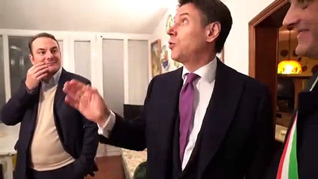 Conte a Candela (Foggia) nei luoghi della sua infanzia (01.12.19)