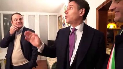 Conte a Candela (Foggia) nei luoghi della sua infanzia (01.12.19)