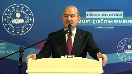Soylu: "Türkiye 21. yüzyılın başından bu yana büyük bir değişim içerisindedir"