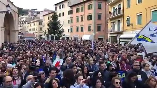Salvini a Portoferraio, sull-Isola d’Elba, per inaugurare sede Lega (30.11.19)