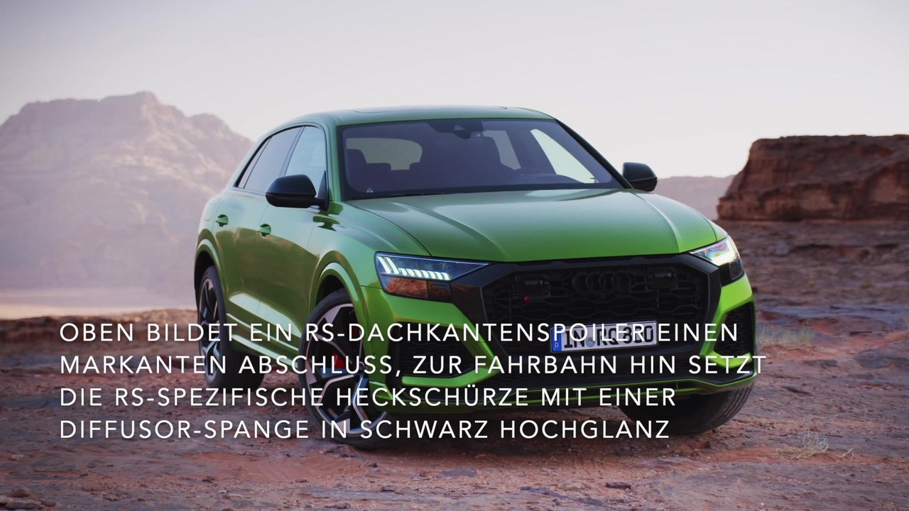Der neue Audi RS Q8 Selbstbewusst - das Exterieur