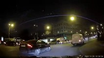 Cyclist Knocked of Bike in Busy Traffic
