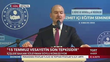 İçişleri Bakanı Soylu'dan Önemli Açıklamalar