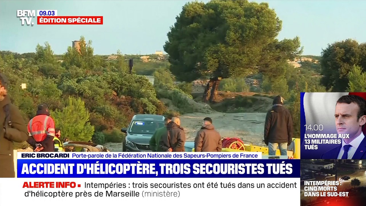 Accident d'hélicoptère, trois secouristes tués - 02/12