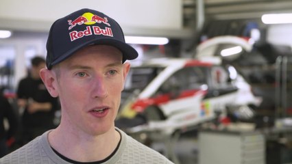 Toyota's new lineup in the WRC Interview Elfyn Evans
