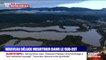 Les images aériennes de Roquebrune-sur-Argens sous les eaux depuis l'hélicoptère BFMTV