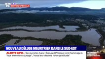Les images aériennes de Roquebrune-sur-Argens sous les eaux depuis l'hélicoptère BFMTV