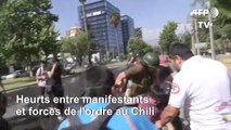 Chili: heurts entre manifestants et police à proximité de la résidence de Pinera