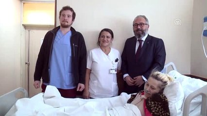 Akciğer yüksek tansiyonundan damarlarındaki pıhtı temizlenerek kurtuldu