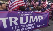 Hong Kong: Les manifestants entonnent l'hymne américain en hommage à Trump