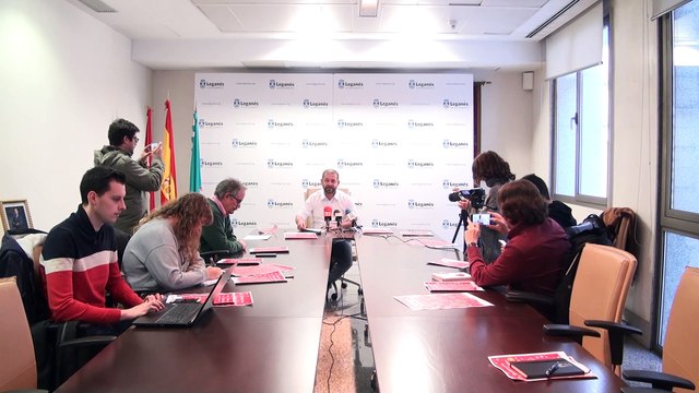 Presentación de las actividades navideñas de Leganés de 2019