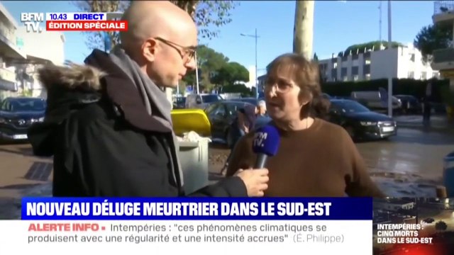 L'eau s'est engouffrée dans les caves, il y a au moins 1m50 dedans. À Mandelieu-la-Napoule, après les inondations, les habitants commencent à constater les dégâts