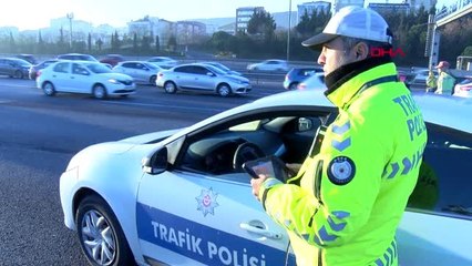 İstanbul'da helikopterli trafik denetimi