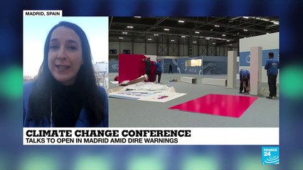 France24's Sarah Morris in Madrid: "UN must show leadership at this summit"