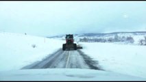 Erzincan'da kardan dolayı 129 yol ulaşıma kapandı