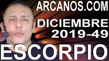 ESCORPIO DICIEMBRE 2019 ARCANOS.COM - Horóscopo 1 al 7 de diciembre de 2019 - Semana 49