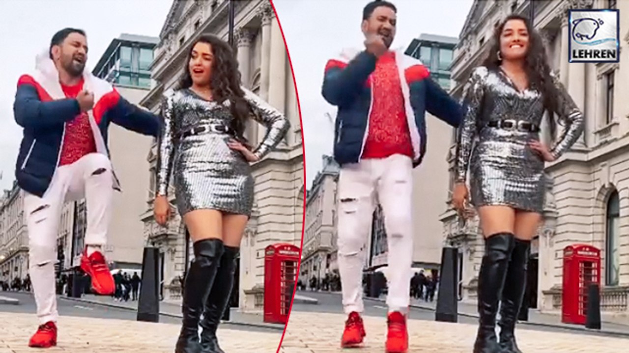 दूल्हा हिंदुस्तानी' के गाने की शूटिंग लंदन में | Dinesh Lal Yadav | Amrapali Dubey