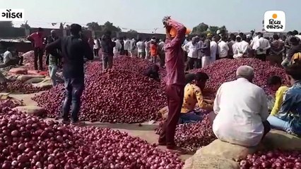 માર્કેટ યાર્ડ ડુંગળીની 80 હજાર ગુણીથી ઉભરાયું, મણે 1000થી 1600 ભાવ બોલાયા